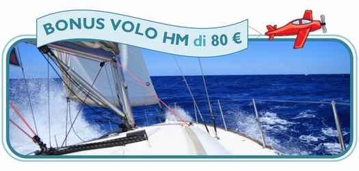 (Italiano) Con il BONUS Volo HM salpi subito per le vacanze…