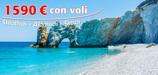 (Italiano) Ultimi posti 11/25 agosto Grecia Sporadi: 1590 € con voli!
