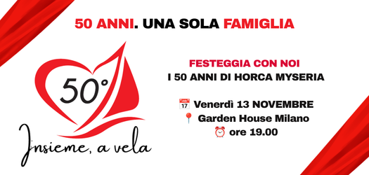 INVITO: 50 anni HM. Una lunga navigazione. Insieme.