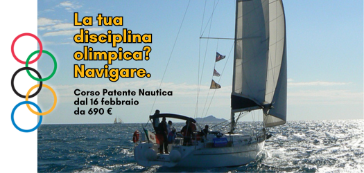 La tua disciplina olimpica? Navigare. Patente da 690 €