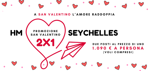 A San Valentino l’amore raddoppia